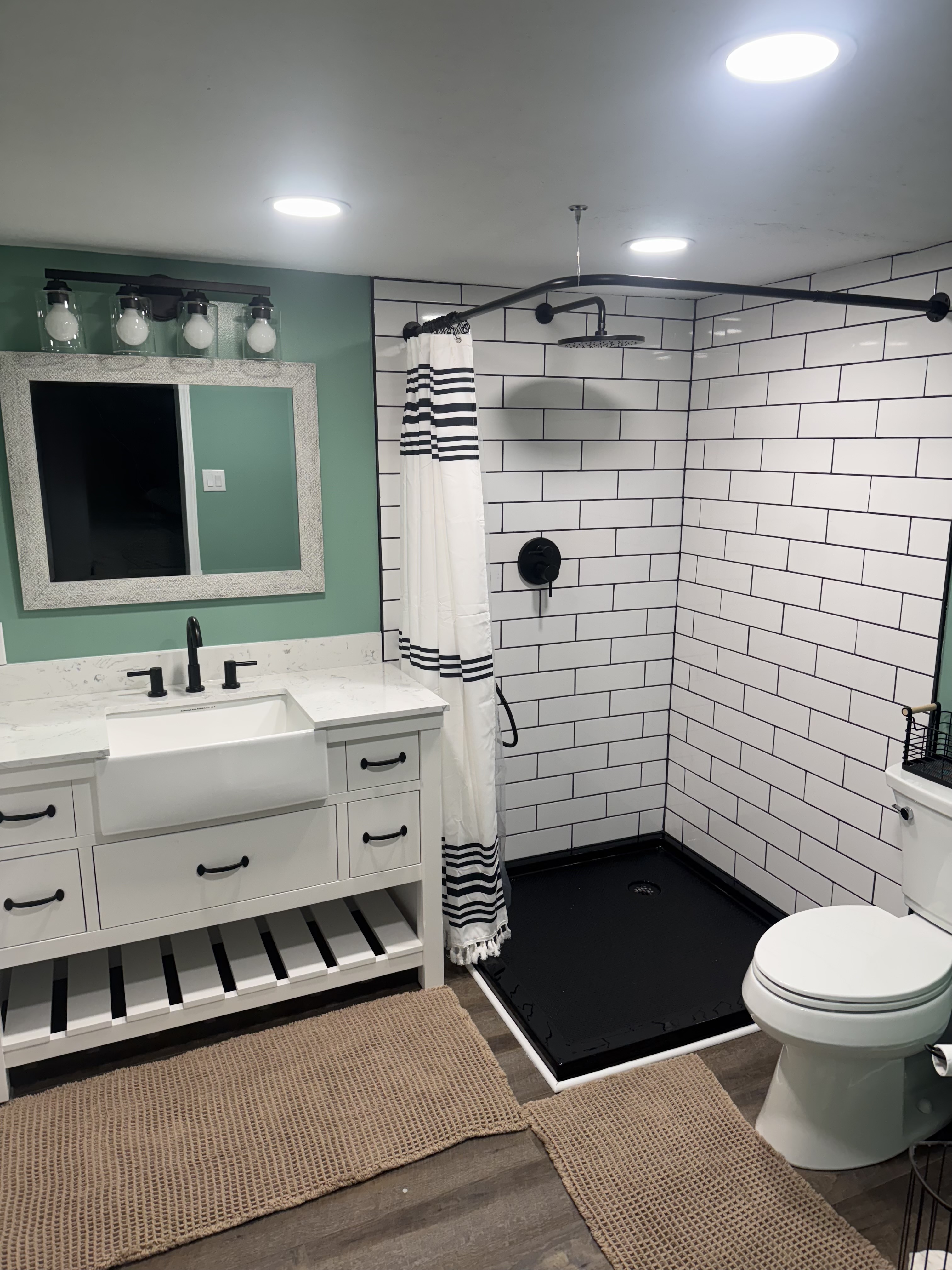 Modern Bathroom with Custom Shower