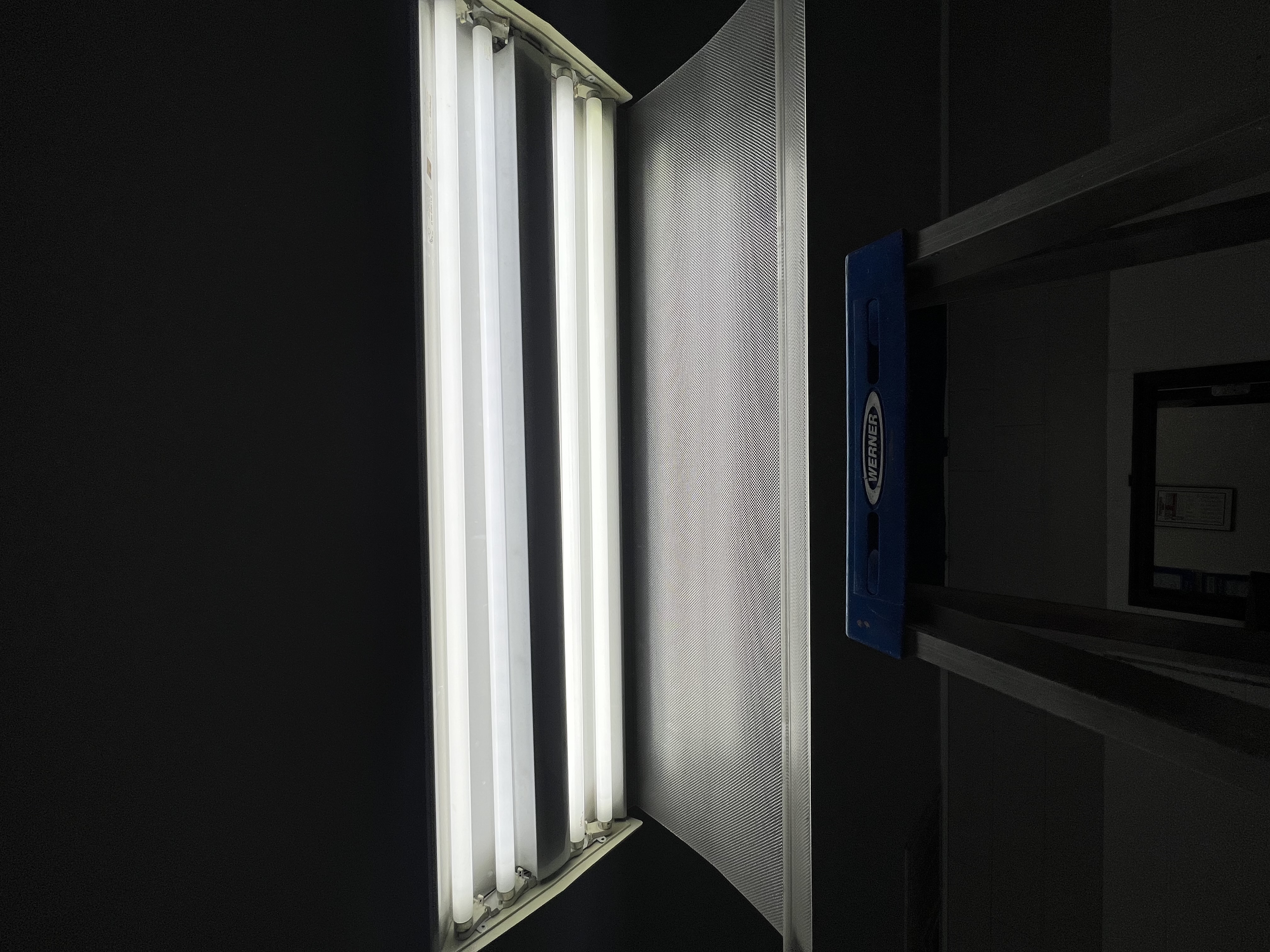 Commercial Fluorescent Lighting Installation
