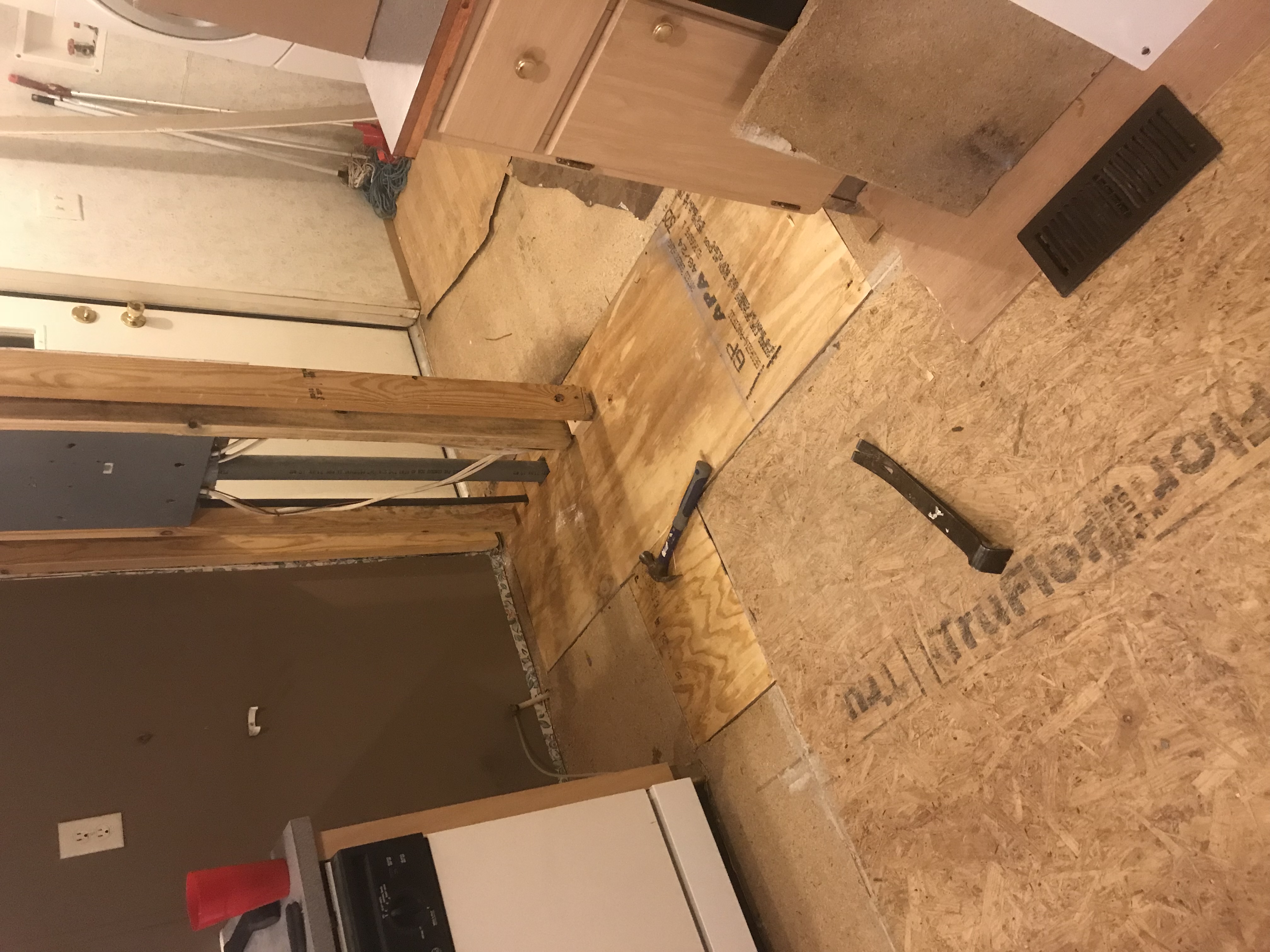 Mobile Home Subflooring Repair